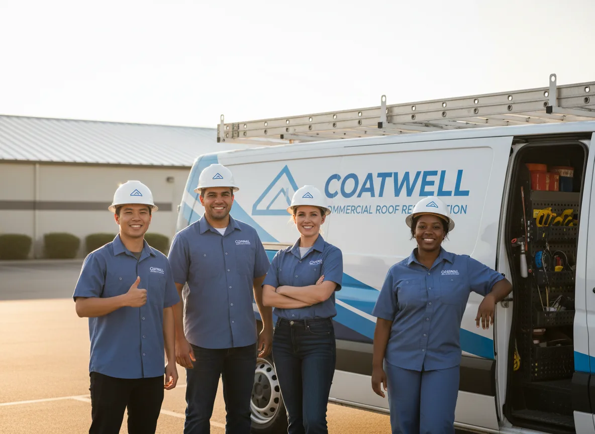 Commercial roof coating company in Noble, MO